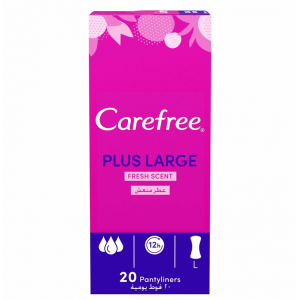 CAREFREE ® PLUS LARGE PANTY LINERS WITH FRESH SCENT 20 pantyliners